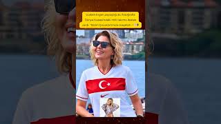 Gülben Ergen paylaştığı bu fotoğrafla Dünya Kupasındaki milli takıma destek verdi #ünlüler