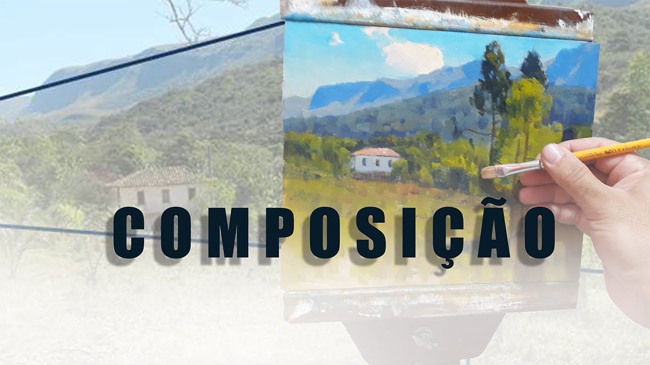 Composição intuitiva com linhas.