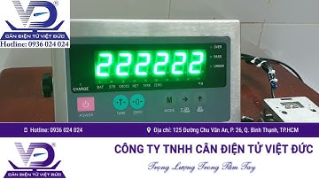 Cách cal đầu cân điện tử di 28ss