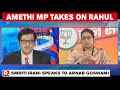 Smriti Irani Calls Out Rahul Gandhi Over His 'North-South' Remark, Slams Divisive Politics
