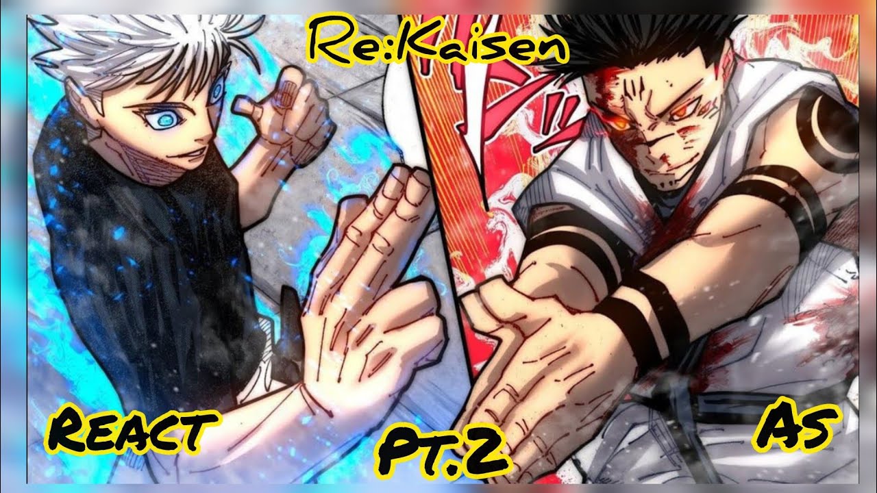 Re:zero Au react - Gojo vs Sukuna - fan animation pt.2 - @kugisaski