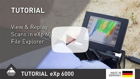 OKM eXp 6000 Detector TUTORIAL 📁 View and REPLAY scans on the Control Unit display