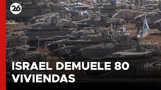 Israel demuele 80 viviendas y expulsa a 320 residentes beduinos el sur del país