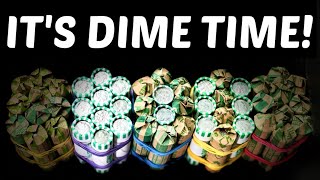 50 ROLLS OF DIMES FROM 5 DIFFERENT BANKS: LET'S SEE WHAT WE CAN FIND!