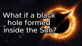 What if a black hole formed inside the Sun?