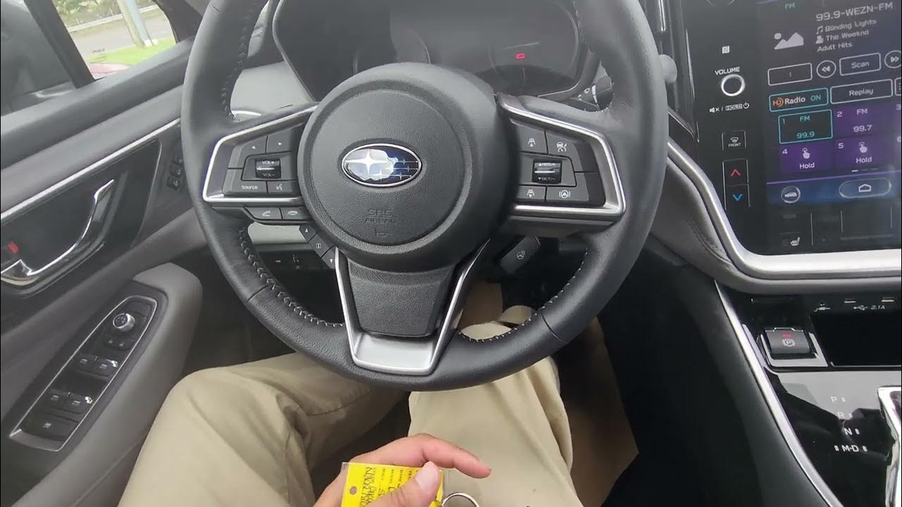 How to use the push button start system for 2022 2023 subaru models