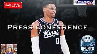Live Press Conference: Kings Introduce Russell Westbrook to Sacramento