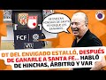 ALBERTO SUÁREZ EXPLOTA por ÁRBITRO y VAR de ENVIGADO VS SANTA FE - mensaje a hinchas (Rueda prensa)