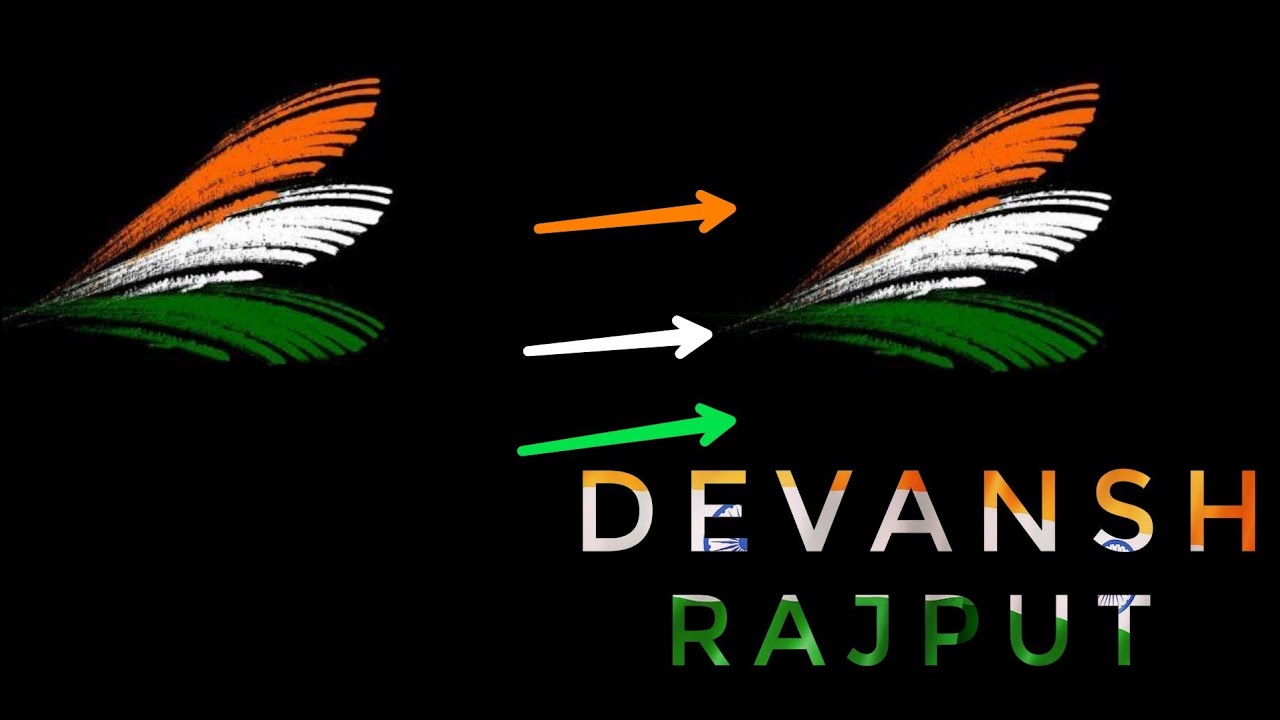 🇮🇳Independence day text png Tutorial || Snapseed + PicsArt Editing Tutorial