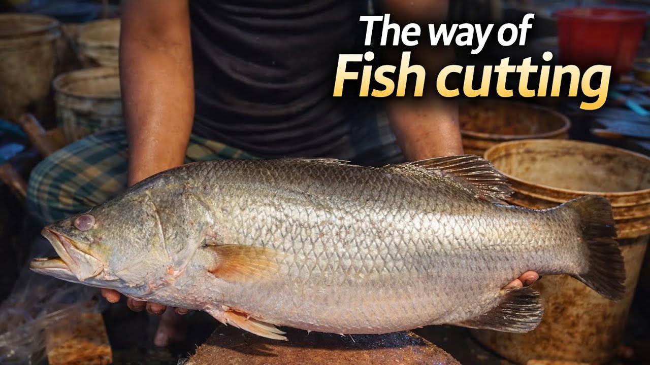 Koral Fish Cutting | Perfect & Satisfying Fish Processing Skills