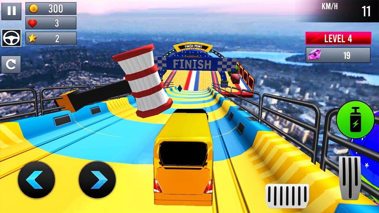 Impossible Drive Bus Ramp Stunts #2 | Gameplay Android