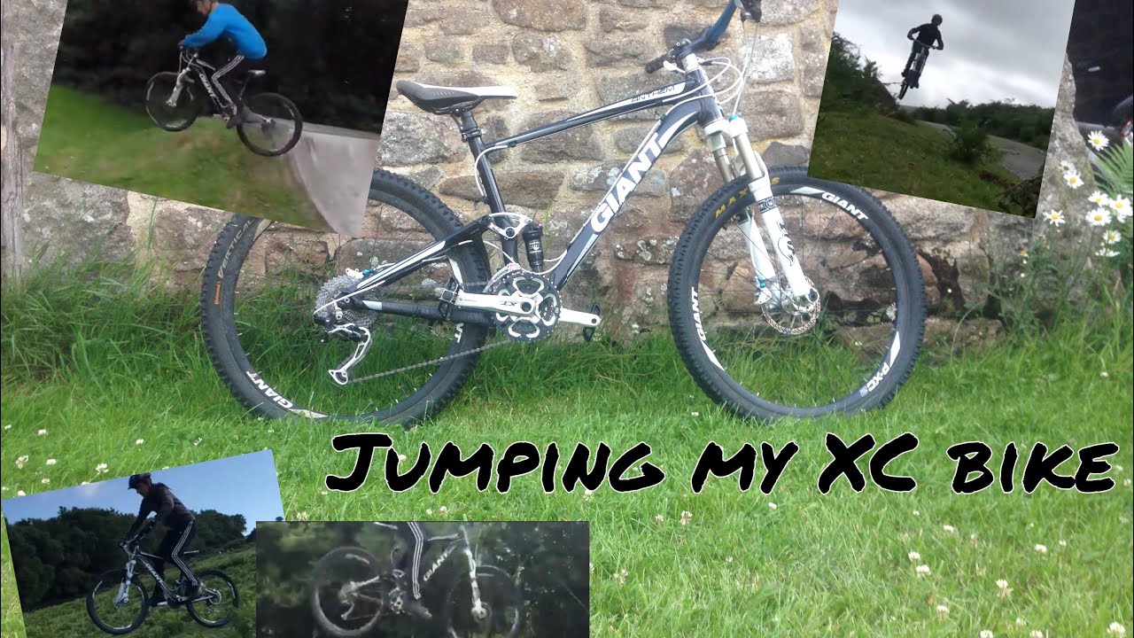 XC bike on jumps YouTube