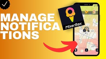Where to manage the notifications in the MixerBox app?