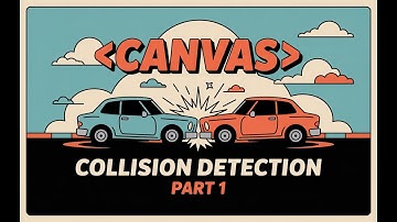 HTML canvas tag two-rectangle collision detection part 1 of 2