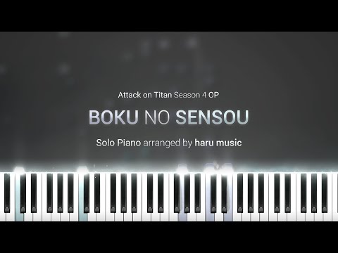Boku no Sensou (My War) | Synthesia Piano Tutorial