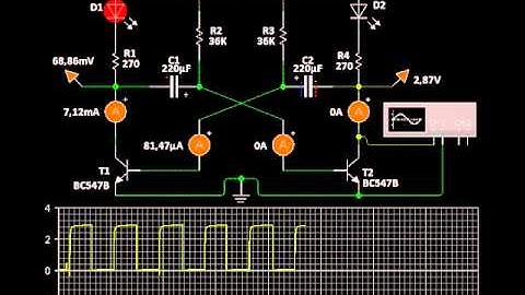 Arduino Project Astable Multivibrator with Transistors