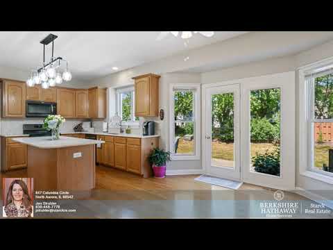 847 Columbia Circle, North Aurora, IL home video tour