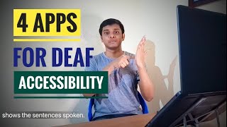 4 Apps for Deaf Accessibility | Tips for deaf | Accessibility at work | English in ISL screenshot 2