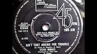 Stevie Wonder... Ain&#39;t that asking for trouble.. 1966