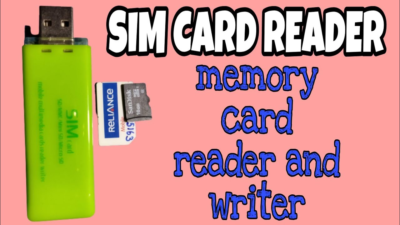 sim card reader memory card reader and writer. #accessories ...