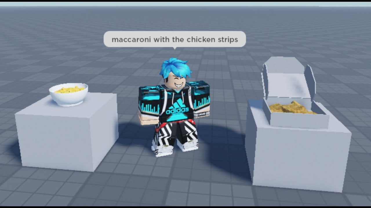 Macaroni With The Chicken Shrimps Roblox YouTube 