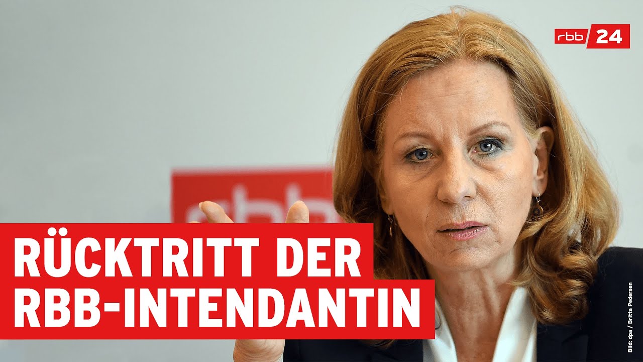 rbb24 spezial: Rücktritt der rbb-Intendantin Patricia Schlesinger. | Livestream