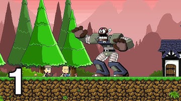 Dan The Man - Gameplay Walkthrough Part 1 - Stage 8 : Levels 1 ( iOS , Android ) Shanq Gaming