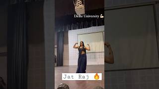 Rola chodhar ka in Delhi University 💪. . #jaat #jaatni  #delhiuniversity #du #hansrajcollege #viral
