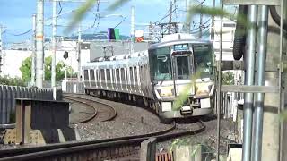 JR西日本嵯峨野線221系＋223系5500番台併結運用