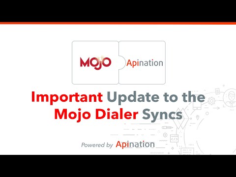 Mojo Dialer Syncs - Now Faster - Important Update