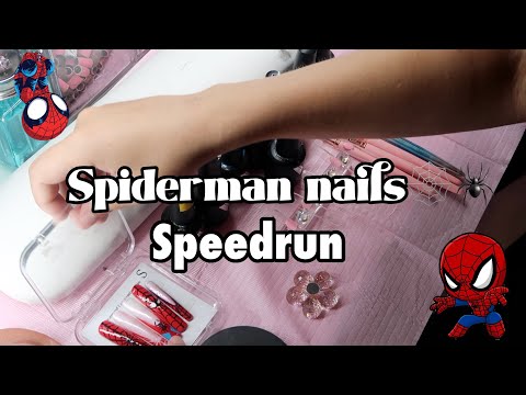 Nail Art: Spiderman Speed Run Edition