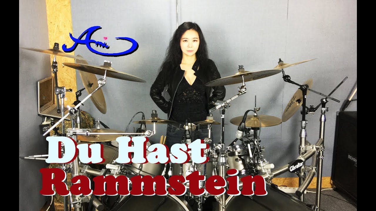 Rammstein - Du Hast drum cover by Ami Kim (#28)