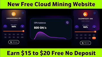 Brand New Bitcoin Mining Website | New Free Cloud Mining Website | Free Cryptocurrency Mining Site