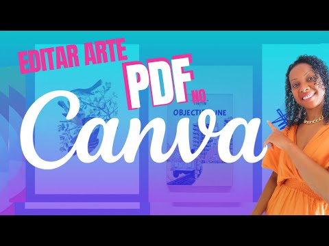 How to edit and add artwork from a PDF using Canva.