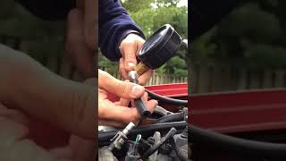 Easy Way To Check Fuel Pressure WITHOUT a Schrader Valve. Full video on my YouTube channel