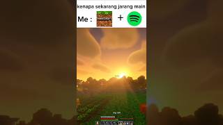 lagi pengen main Minecraft aja #minecraft #aestheticminecraft
