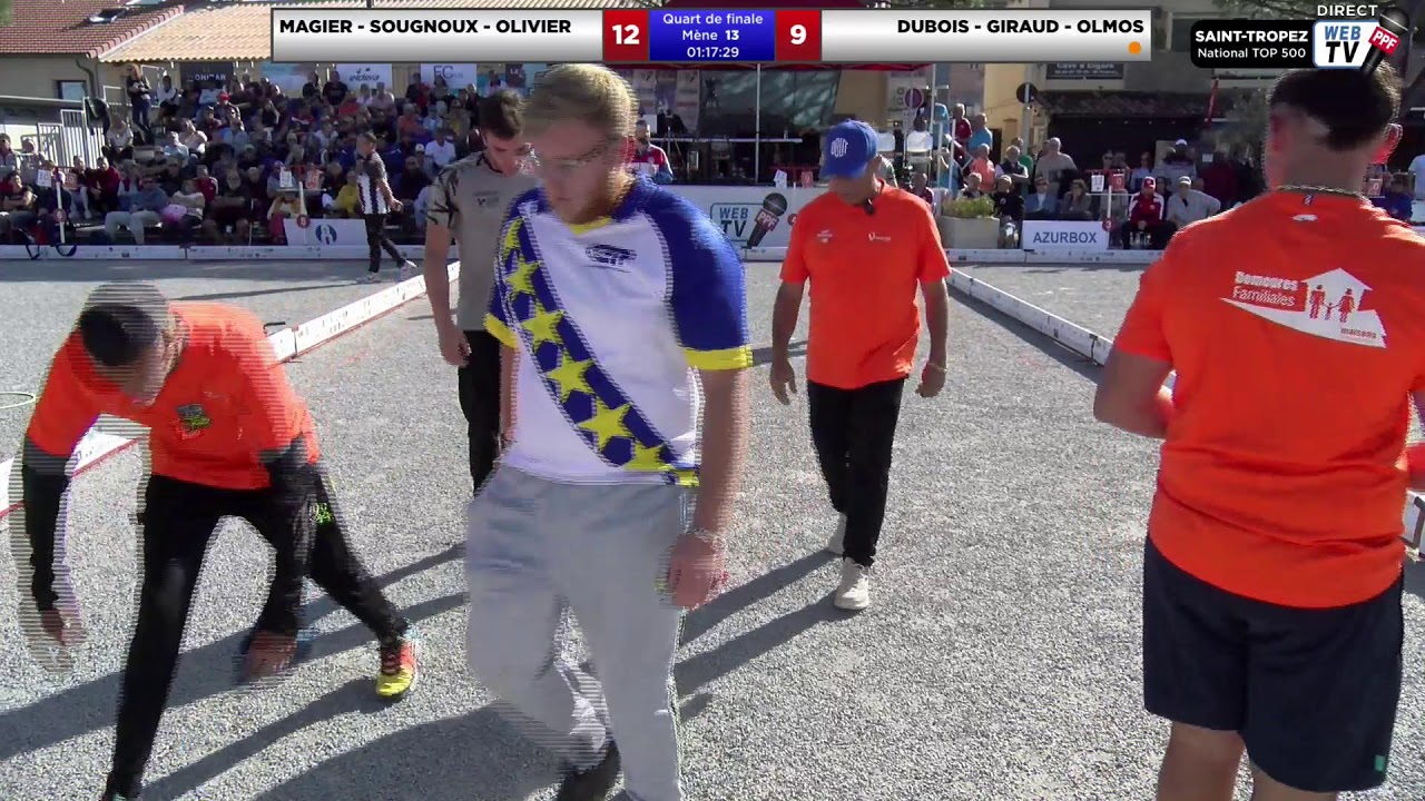 Miniature : Web TV PPF TOUR 2024 - National TOP 500 ST TROPEZ - Quart de finale : Equipe MAGIER contre DUBOIS