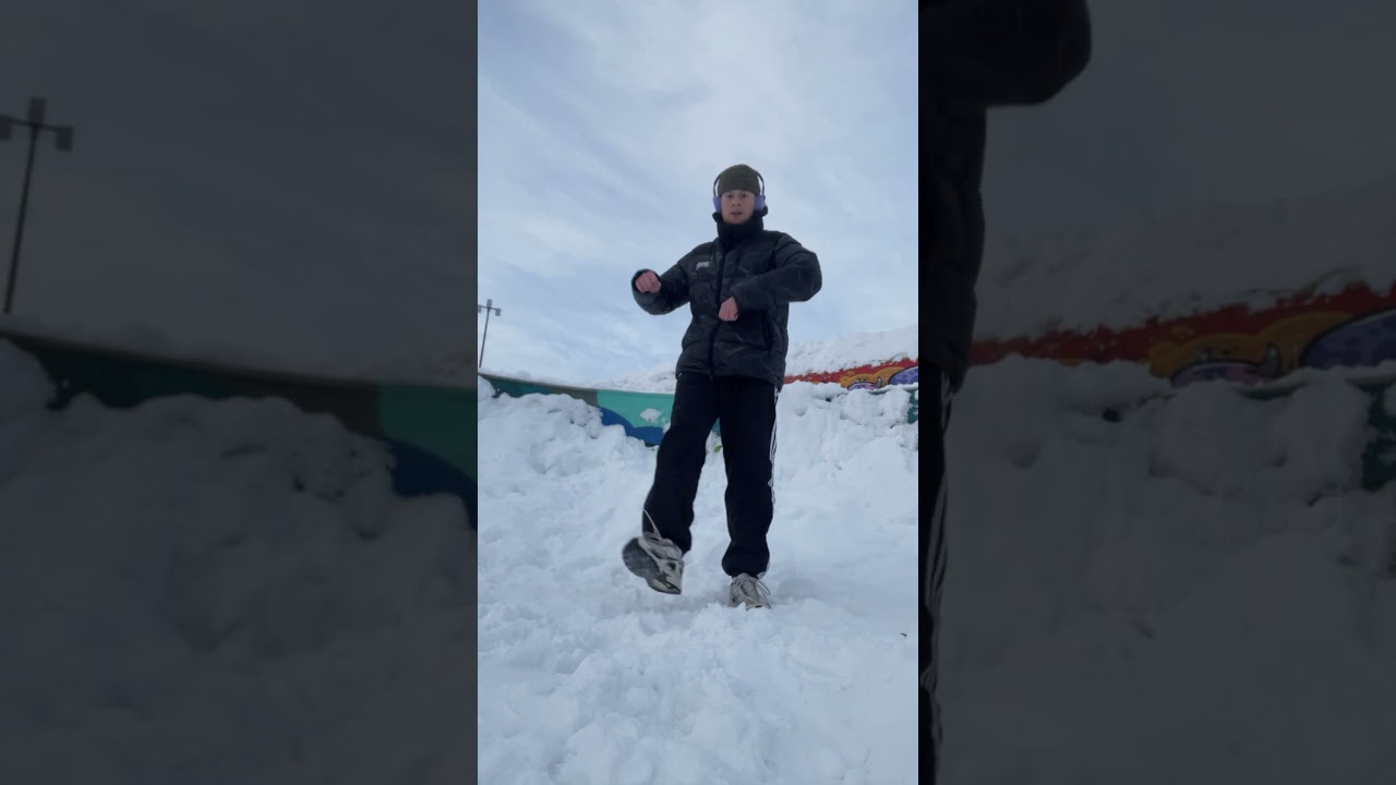 Gabber в сугробе 