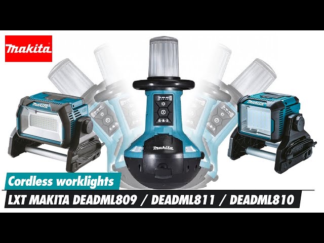 Akumulatorski LED reflektor MAKITA DEADML809 DEADML811 DEADML810 - YouTube