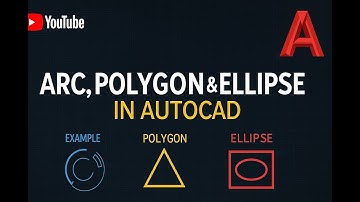 AutoCAD Arc, Polygon & Ellipse Tutorial | Learn 2D Drawing Tools Easily | CAD GURU