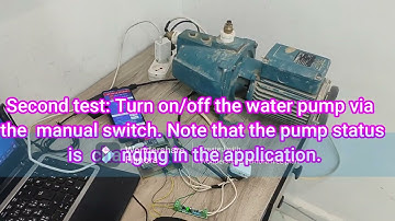 IOT based-Water Pump Control  : Automatic Water Level Control