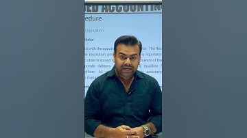 Meaning of Liquidator || #liquidator #ca #commerce  #advanceaccount #corporateaccounting #class