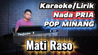 Download Lagu MATI RASO ( Boy Sandi / Rayola ) - Karaoke Nada PRIA MP3