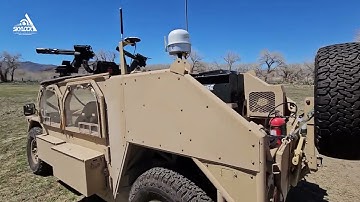 SKYLOCK C-UAS DEMO: RF DETECTOR + SPOOFER ON AN ARMORED VEHICLE