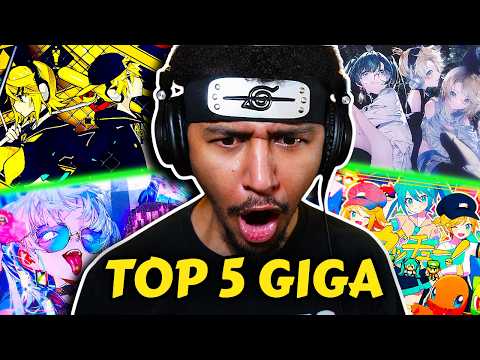 FIRST TIME Reacting to Vocaloid - Top 5 Giga Songs!
