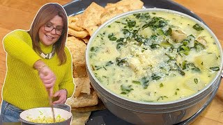 How to Make Rach s Dipper Dinner Potato Spinach and Artichoke Soup