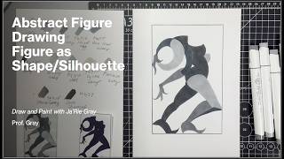 How to Draw a Figure as a Shape | Abstract Figure Drawing | Project 2