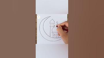 RAMADAN DRAWING♥️🌙 #drawing #shorts #youtubeshorts #trending #pencildrawing #fyp #viral #ramadan