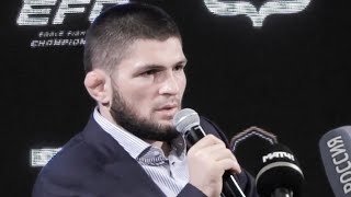 Могу вернуться в UFC за 100 миллионов долларов / Пресс конференция Хабиба Нурмагомедова