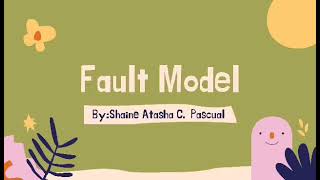 Fault Model with explanation
